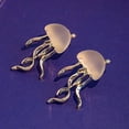 thumbnail image 4 of Statement Jellyfish Dangle Drop Earrings Weird Ocean Animals Earrings For Women Girls, 4 of 6