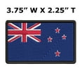 thumbnail image 2 of New Zealand Flag Embroidered Iron-on Patch, 2 of 2