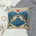 thumbnail image 2 of YANMS Sharks Ocean Animals Themed Throw Pillow Cover,Shark Pillowcase,Funny Pillowcase,Valentine's Day Gift,Shark, Decor for Home Bedroom Sofa Living Room, 2 of 5