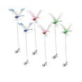 thumbnail image 6 of Artificial Dragonfly Pole Clips for Outdoors,Dragonfly Hat Clip On, Fake Dragonfly Pole Clip 3D Dragonfly Decor Gardening, Fake Dragonfly Clip,3D Dragonfly Garden Decorative Clips Easy to Use(6PCS), 6 of 7