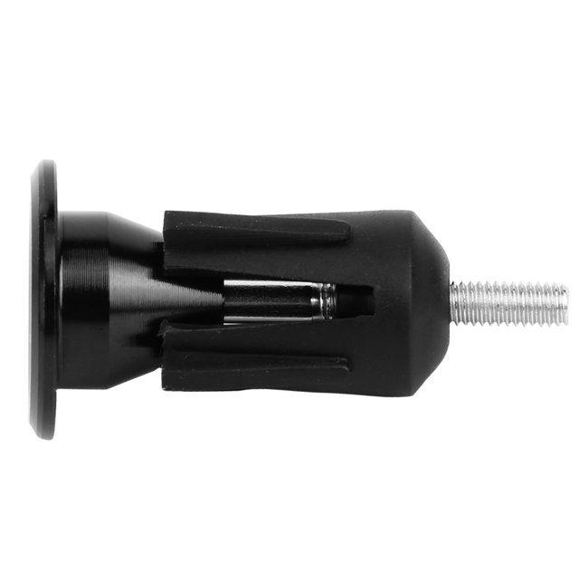 VIFER aleación de Aluminio Negro Bicicleta Manillar Barra Final Cubierta Bicicleta Barra Final Enchufe 22 * 42 mm 1 par