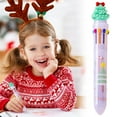 thumbnail image 2 of Uinagy Cartoon Christmas 10-Color Ballpoint Pen, 2 of 2