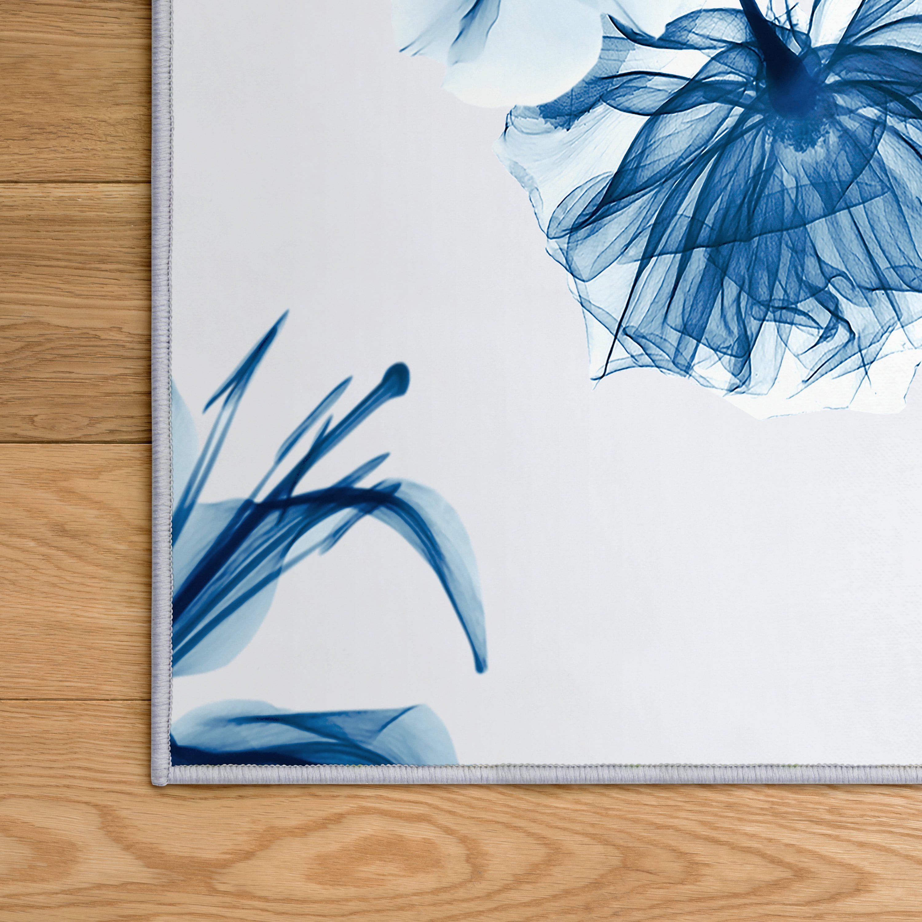 Beautiful Success I Washable Flowers Art Area Rug size 8'x10', Power-loomed, Heavenly Softness with Non-Slipping Backing