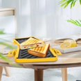 thumbnail image 5 of Microondas Toastie Sandwichera, Micro Munchy Microondas Toastie Maker, Microwavable Toastie Maker, Toastie Maker con correas de silicona ajustables, sin electricidad, inalámbrico (amarillo), 5 of 5