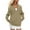 Khaki, variant on Lovskoo Sweaters for Women Long Sleeve Half Zip V-Neck Casual Rib Knitted Sweater Pullover Khaki