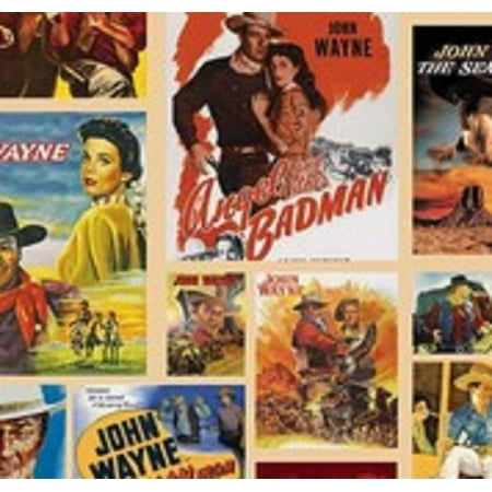 

Handmade Placemat or Table Runner John Wayne Tan Film Posters