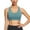 Blue, variant on VISALY Sports Bras For Women Running Sports Bra Women Tank TopsSolid Color SleevelessCasualFashion Underwear Padded Bra Yoga Sports Bra Wireless Bras For Women Black M