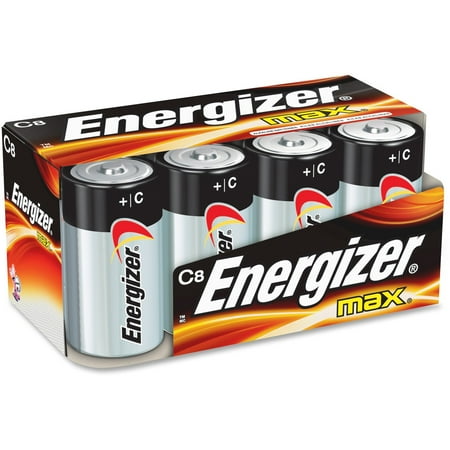 Energizer MAX Alkaline, C Batteries, 8 Pack