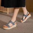 thumbnail image 2 of Women‘s Platform Sandals Espadrille Wedge Ankle T-Strap Open Toe Sandals, 2 of 8