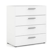 Tvilum Loft 4 Drawer Chest Dresser for Adults, White