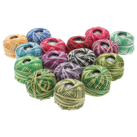 UPKOCH Machine Embroidery Thread Assorted Color 16Pack 4.5In