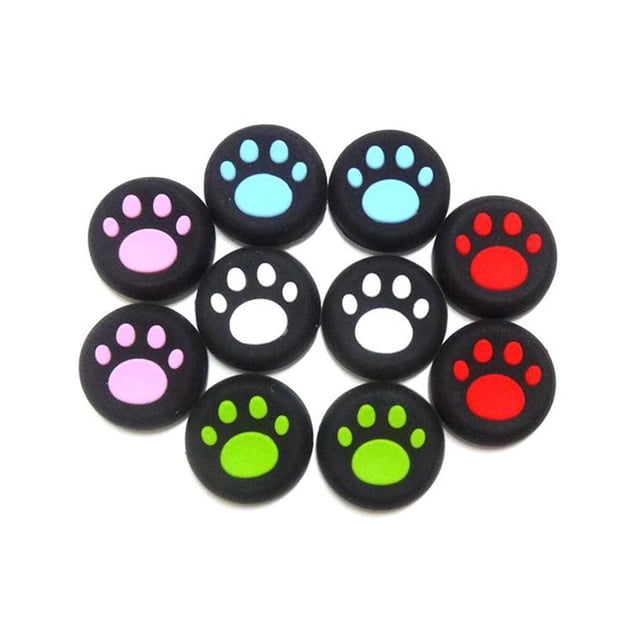COOPHYA 4 Pcs Couvercle de Joystick Rose pour Gaming en Silicone