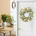 thumbnail image 3 of Nkmbld Spring Wreath for Front Door, Spring Easter Artificial Floral Egg Wreath Festive Front Door Or Mantel Decoration, 3 of 6