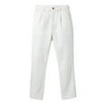 thumbnail image 5 of QIUOMBBP Men's Golf Pants Summer Loose Casual Breathable Linen Yoga Pant Elastic Waist Drawstring Outdoor Sweatpant White M, 5 of 5