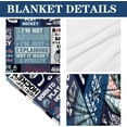 thumbnail image 3 of Hockey Gifts for Boys Men, Hockey Blanket for Kids, Gifts for Hockey Lovers, Hockey Player Blanket 50 * 60 to Keep Warm for Boys 8-12, 3 of 6