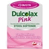 Dulcolax Pink Stool 100 mg Softener Gel Tablets, Docusate Sodium, 25 Count