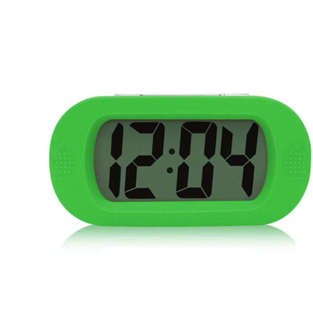 Billuyoard Reloj despertador LED, luz nocturna, alarmas de mesita de noche de escritorio, carcasa de silicona a prueba de golpes, reloj Type3 NO3