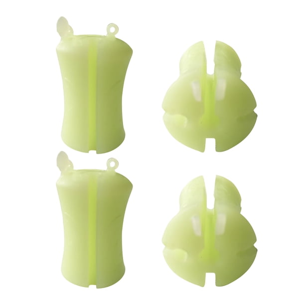Decoración para exteriores, caña de pescar portátil, bola fija de goma suave y flexible, resistente al desgaste, clip de fijación, clip para caña de pescar para barcos, suministros de pesca (2 piezas)