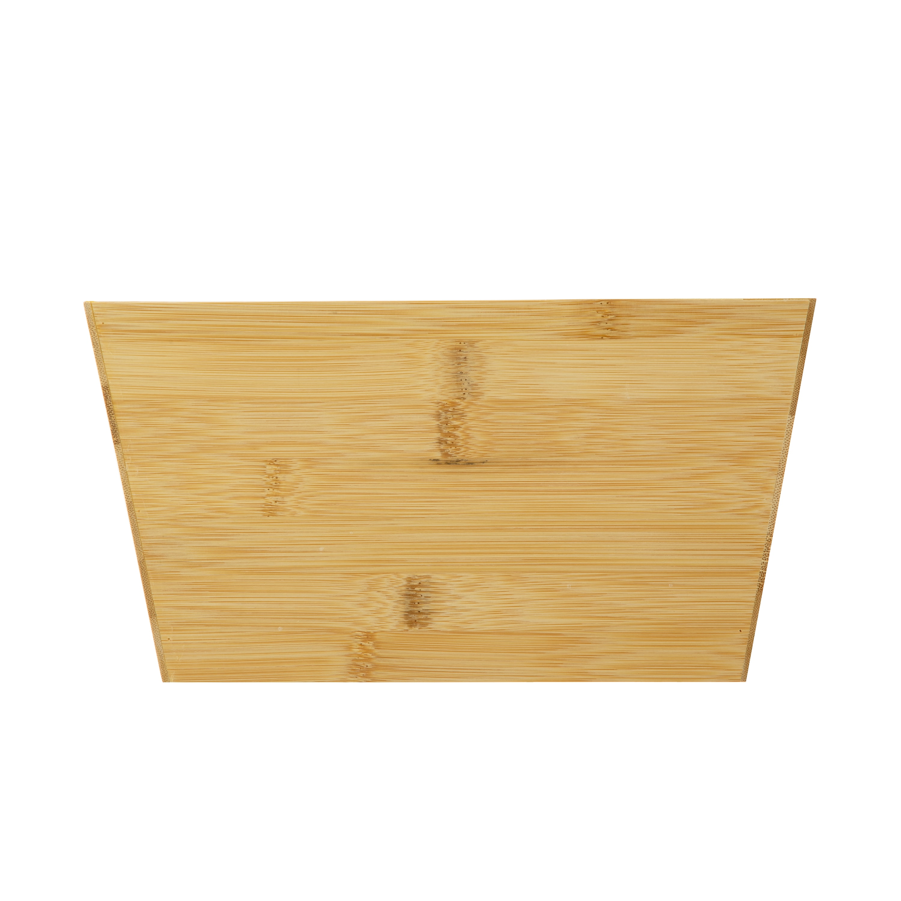 HomeZone 2-Pack Bamboo Basket Organizers, 10.5" L x 8.5" W x 6" H, Natural