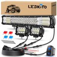 thumbnail image 1 of Kit de barras de luz LED y cápsulas LEDKITO de 20 pulgadas para todoterreno, 1 of 9