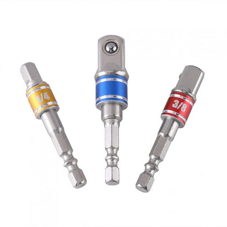 

Socket Bit Adapter 1/4 Inch Hex Socket Driver Adapter For Impact Driver