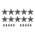 thumbnail image 2 of Sturdy Metal Construction Star Rivets, Secure Fastening Zinc Alloy Rivets for Leather, Easy Installation Metal Rivets for Leathercraft, Multi Purpose Star Rivets for Clothing, 2 of 7