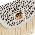 thumbnail image 5 of Women's Cute Compact Fringe Purse Shoulder Bag (Fits Cell Phones up to 6.25In x 3.1In), 5 of 6