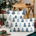thumbnail image 2 of Christmas Pillow Cover 18X18 Inch Christmas Tree Snowflake Decoration Holiday Farmhouse Winter Pillow Case Decor for Home Sofa Couch (Green) AA223-18, 2 of 6