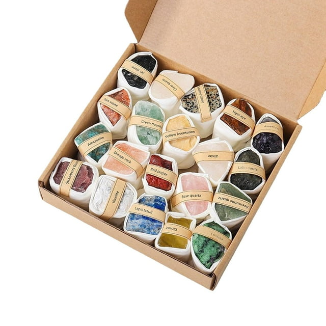 TISHITA Collection de Roches et Minéraux, Cadeau d'Histoire Archéologique, Jouet Éducatif et d'Apprentissage