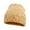 Khaki, variant on Krdevn Kids Ribbed Knit Beanie Cute Dinosaur Embossed Leather Patch Soft Stretchy Warm Wool Winter Hat for Toddler Baby Boys Girls Autumn Daily Outdoor