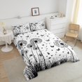 thumbnail image 4 of Erosebridal Spring Dandelion Bedding Queen Comforter Set, Chic Butterfly Down Comforter for Girls, Reversible, 4 of 7