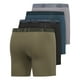 thumbnail image 5 of Calzoncillos tipo bóxer adidas de algodón elástico para hombre, paquete de 4, 5 of 7