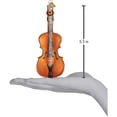 thumbnail image 3 of Old World Christmas Musical Instruments Glass Blown Ornaments for Christmas Tree Cello, 3 of 4