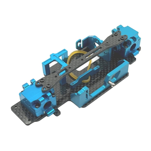 Actualización De chasis RC 1/28 para Wltoys K989 Azul Sunnimix Marco del Chasis