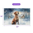 thumbnail image 5 of Hello Winter Vizsla Welcome Snowy Night Watercolor Vintage Doormat Vizslas Dog Lover Gifts Idea Indoor Outdoor Welcome Mat - 01011, 5 of 5