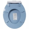 Mainstays? Blue Soft Vinyl Toilet Seat