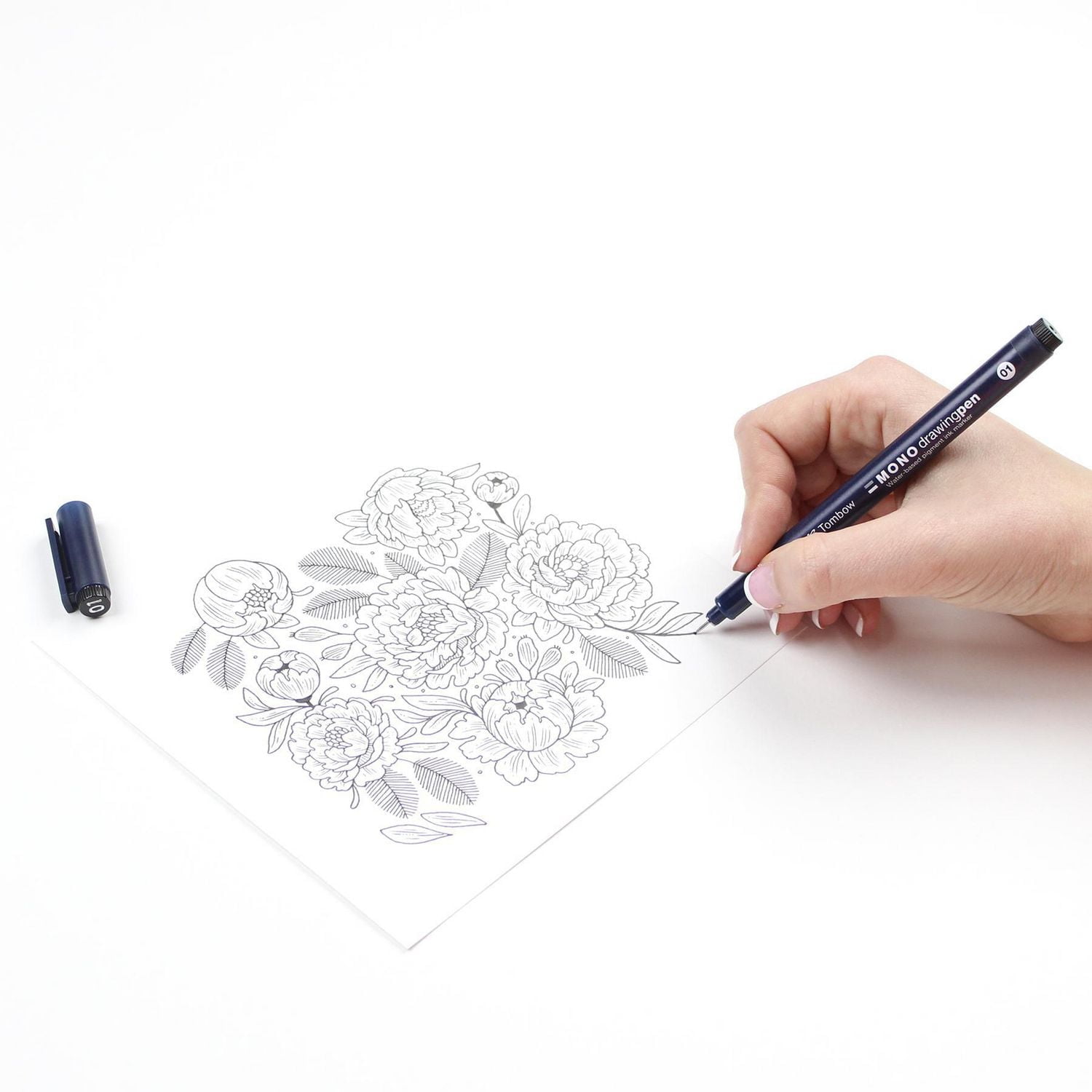 Tombow MONO Drawing Pen, 3-Pack