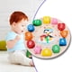 thumbnail image 4 of Reloj de dibujos animados Animal Geometría con cuentas de madera Rompecabezas Juego inteligente Niños Likrtyny juguetes de los niños, 4 of 9