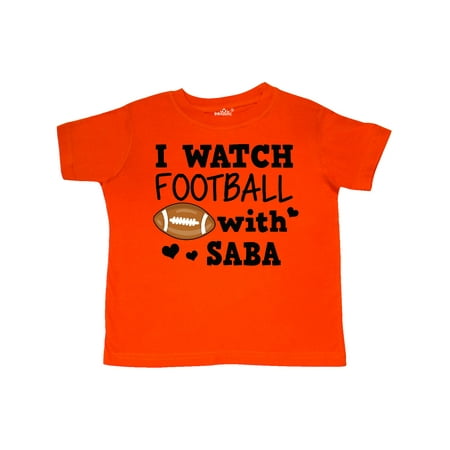 

Inktastic I Watch Football with My Saba Gift Toddler Boy Girl T-Shirt