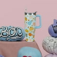 thumbnail image 2 of Fall Tumbler 40 OZ Blue Pumpkin Tumbler Autumn Maple Leaf Leak Proof Cups Insulated Coffee Travel Mugs for Fall Thanksgiving Gifts Halloween Decor (1PCS), 2 of 6