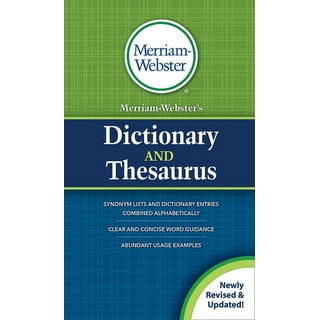 Webster's All-In-One Dictionary & Thesaurus, Second Edition