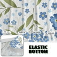 thumbnail image 6 of Xixirimido Futon Sofa Bed Cover Stretch Armless Futon Slipcover Washable Elastic Sofa Couch Covers Home Furniture Protector, Blue Floral, 6 of 8
