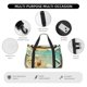 thumbnail image 4 of Easygdp Starfish And Seashell On The Beach Bolsa de Gimnasio, Bolsa de Viaje Duffel, Bolsa de Fin de Semana con Compartimentos, Bolsa de Mano para Noche, 4 of 7