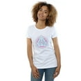 thumbnail image 2 of Harry Potter Womens Neon Deathly Hallows Cotton T-Shirt, 2 of 5