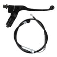 thumbnail image 1 of Left  Lever, Durable  Cable Reliable  Replacement For  For 50cc 70cc 90cc 110cc 125cc Dirt Bike 7/8in Handlebar, 1 of 8