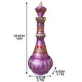 thumbnail image 5 of I Dream Of Jeannie Genie Hand Painted Glass Blown Purple Mulberry Bottle, 5 of 5