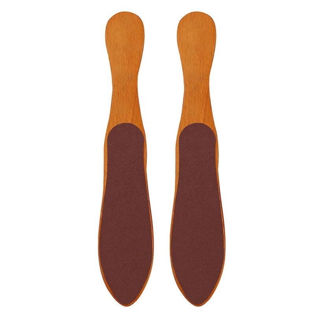 2 piezas herramienta de pedicura de madera