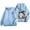 Halloween sweatshirt A259 Light Blue, variant on Zip Up Hoodie Women Oversized Halloween Graphic Fleece Jacket with Pockets Funny Ghost Spooky Season Sweatshirt Purple M