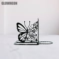 thumbnail image 3 of GLOWNEON Butterfly Metal Bookend Art, Decorative Book Ends for Shelf or Office Desk Decor, 3 of 4