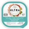 NUTRO ULTRA Grain Free Senior Soft Wet Dog Food, Trio of Proteins Chicken, Lamb & Whitefish Paté with Superfoods, (24) 3.5 oz. Trays
